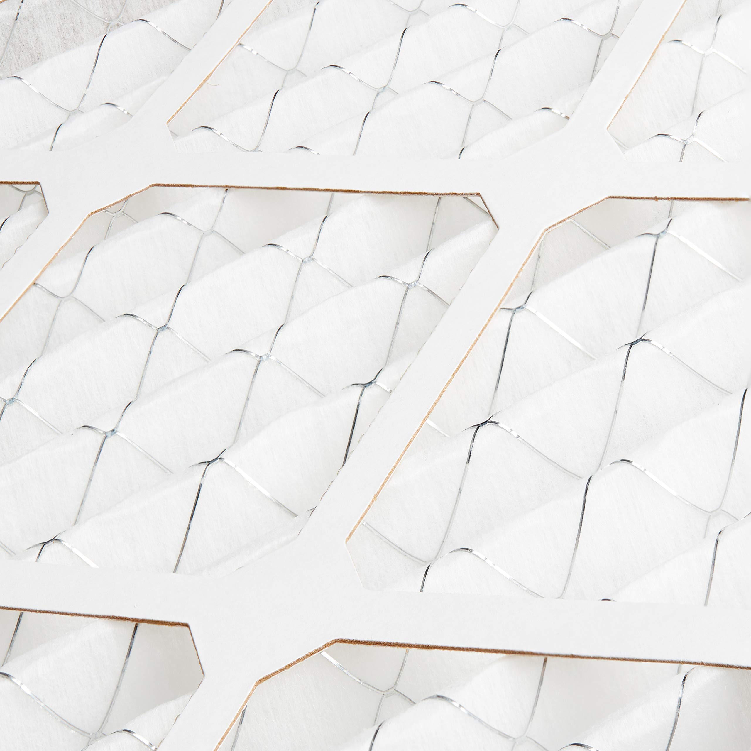Amazon Basics 6-pack filters on a shelf for easy replacements.