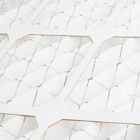Amazon Basics 6-pack filters on a shelf for easy replacements.