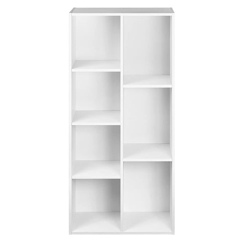 Amazon Basics 7-cube organizer bookcase, durable particleboard and MDF finish