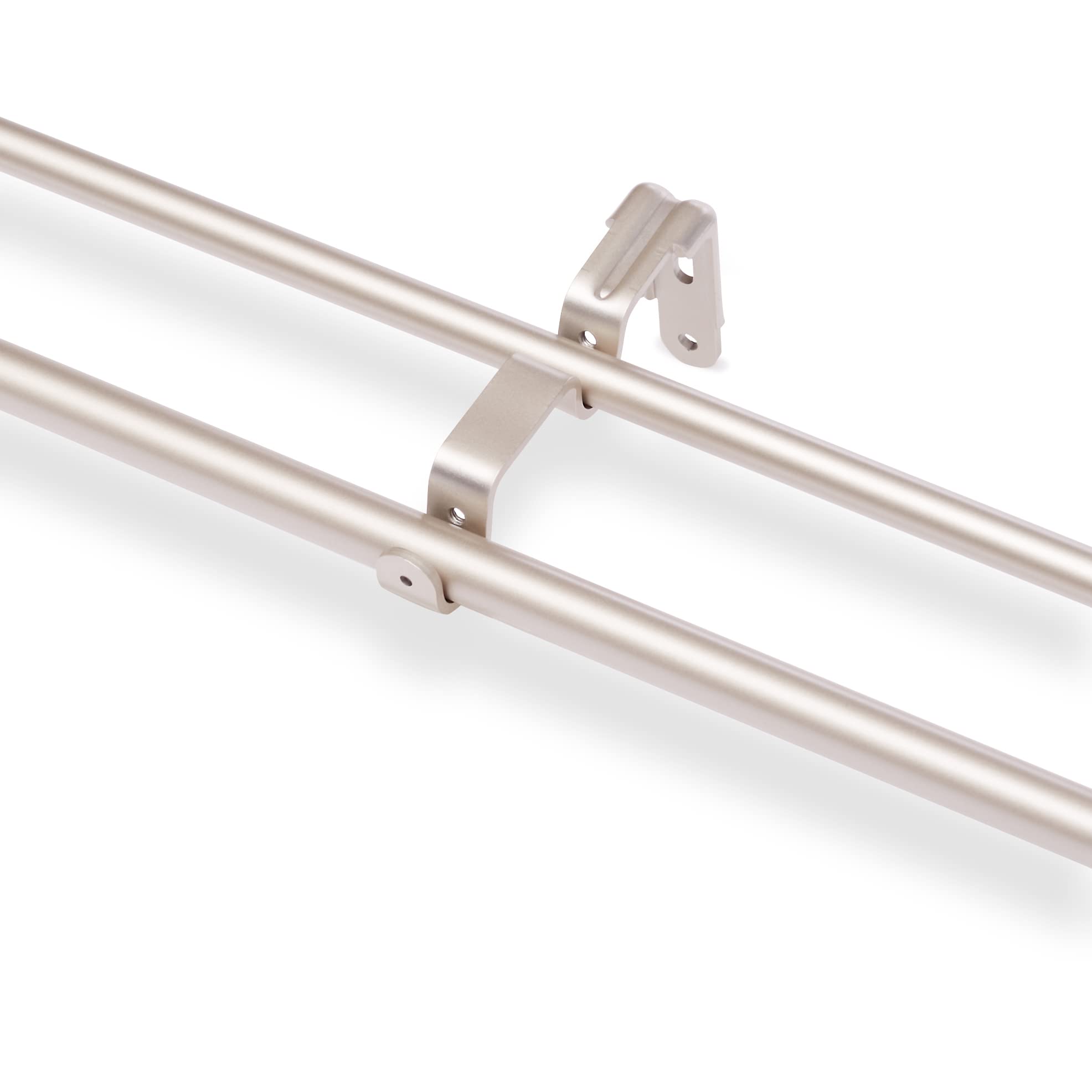 Amazon Basics adjustable rod length 48 to 88 inches ideal for versatile window sizes.