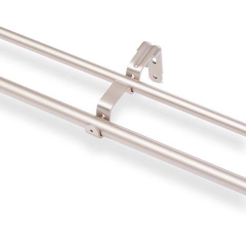 Amazon Basics adjustable rod length 48 to 88 inches ideal for versatile window sizes.