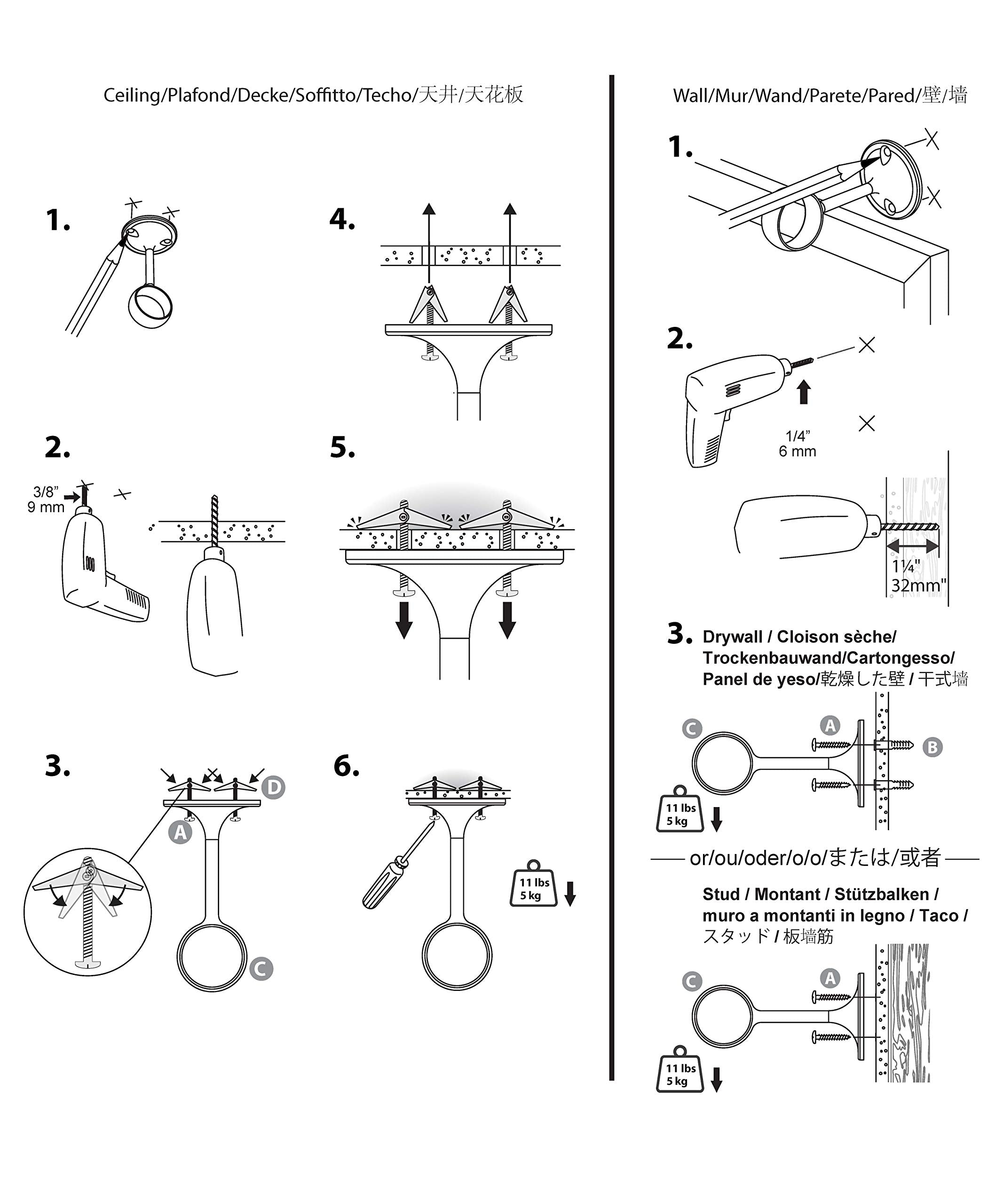 Amazon Basics bracket dimensions show 3-1/2 inch length and 1-7/8 inch base