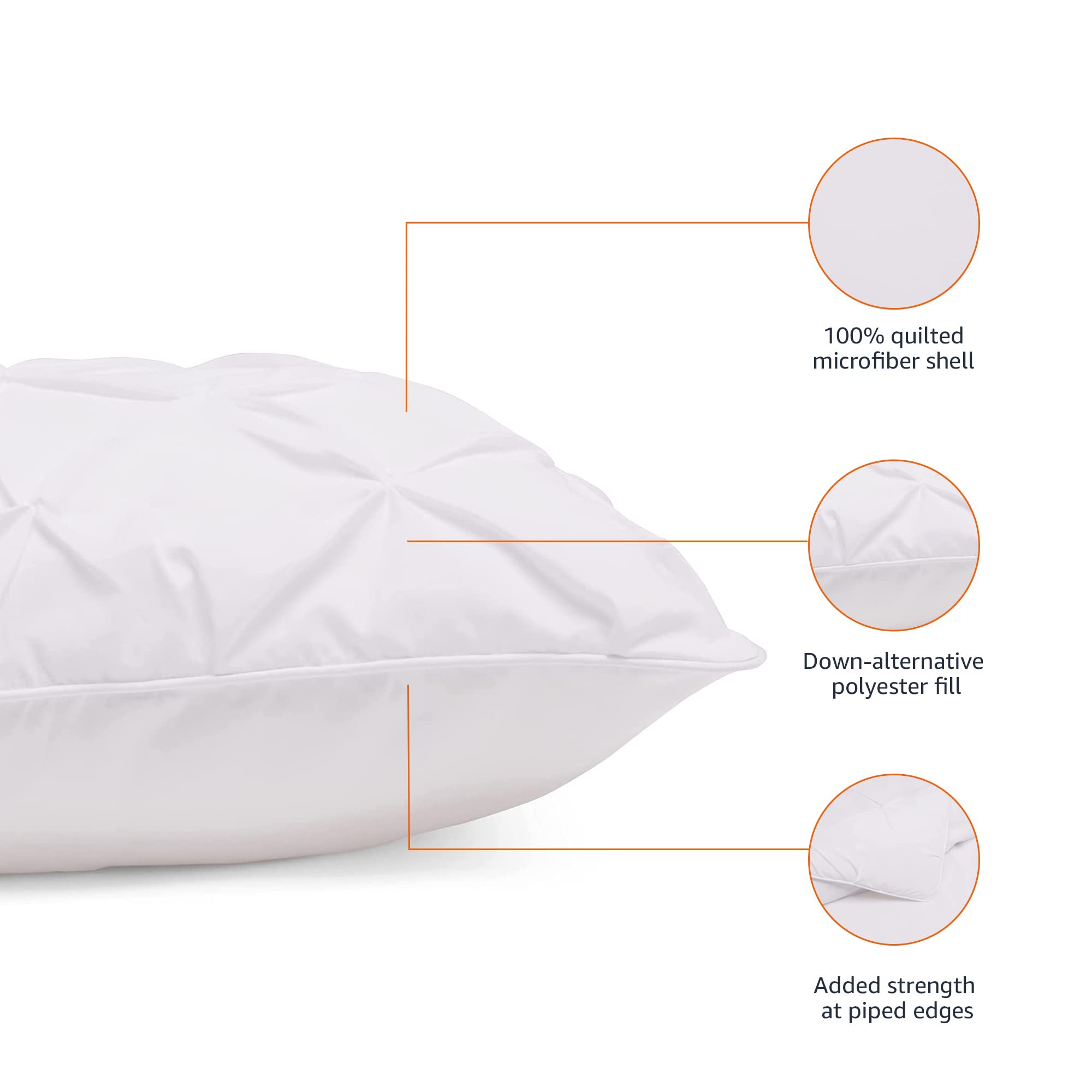 Breathable microfiber shell for soft and airy comfort