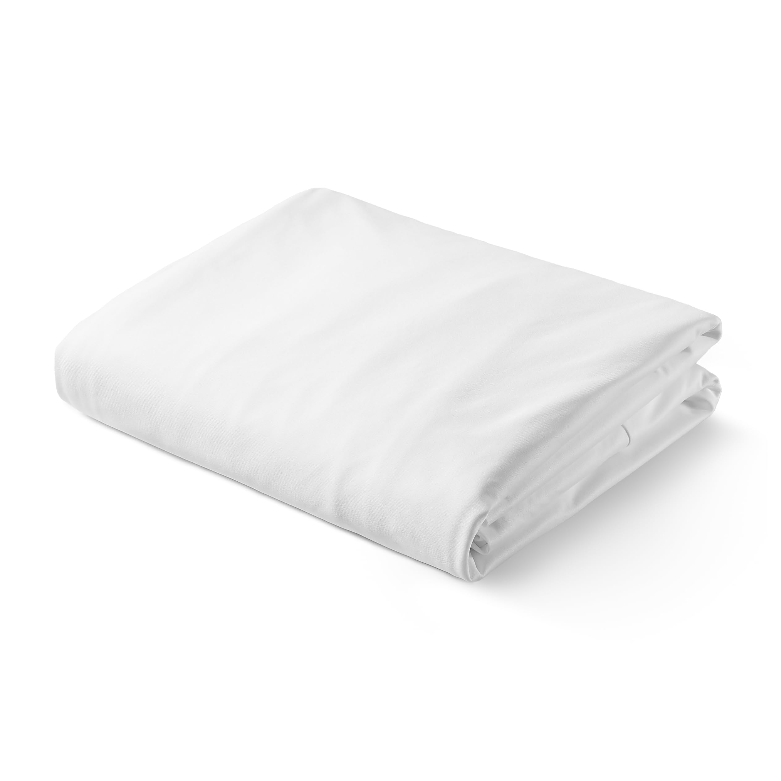 Amazon Basics breathable polyester backing with polyurethane layer for quiet comfort