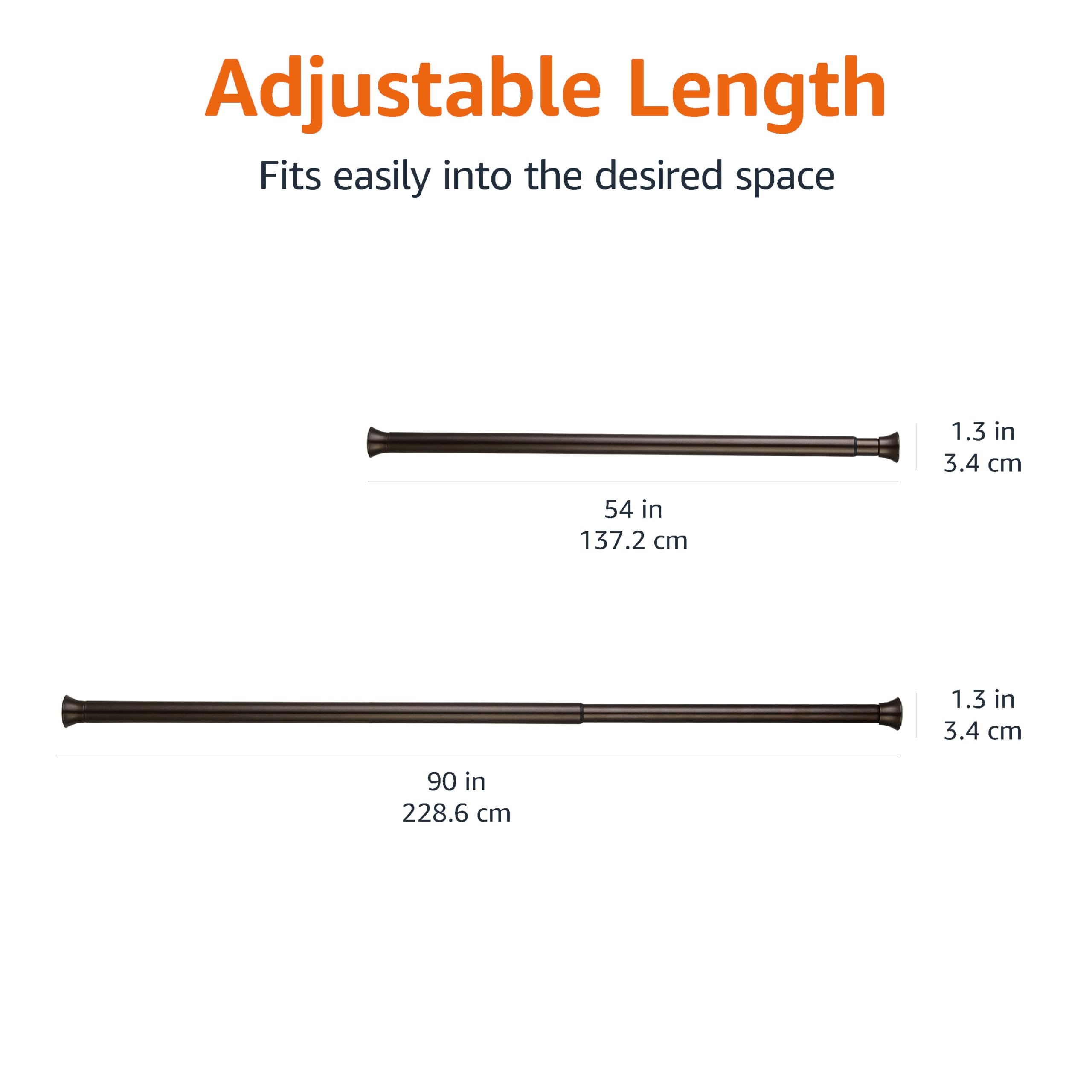 Amazon Basics bronze finials provide secure hold on doors and windows without holes
