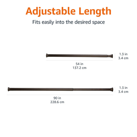 Amazon Basics bronze finials provide secure hold on doors and windows without holes
