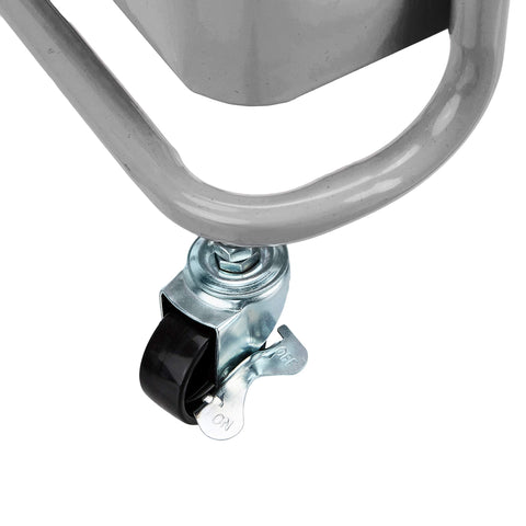Amazon Basics cart anti-rust finish supports indoor and outdoor use.