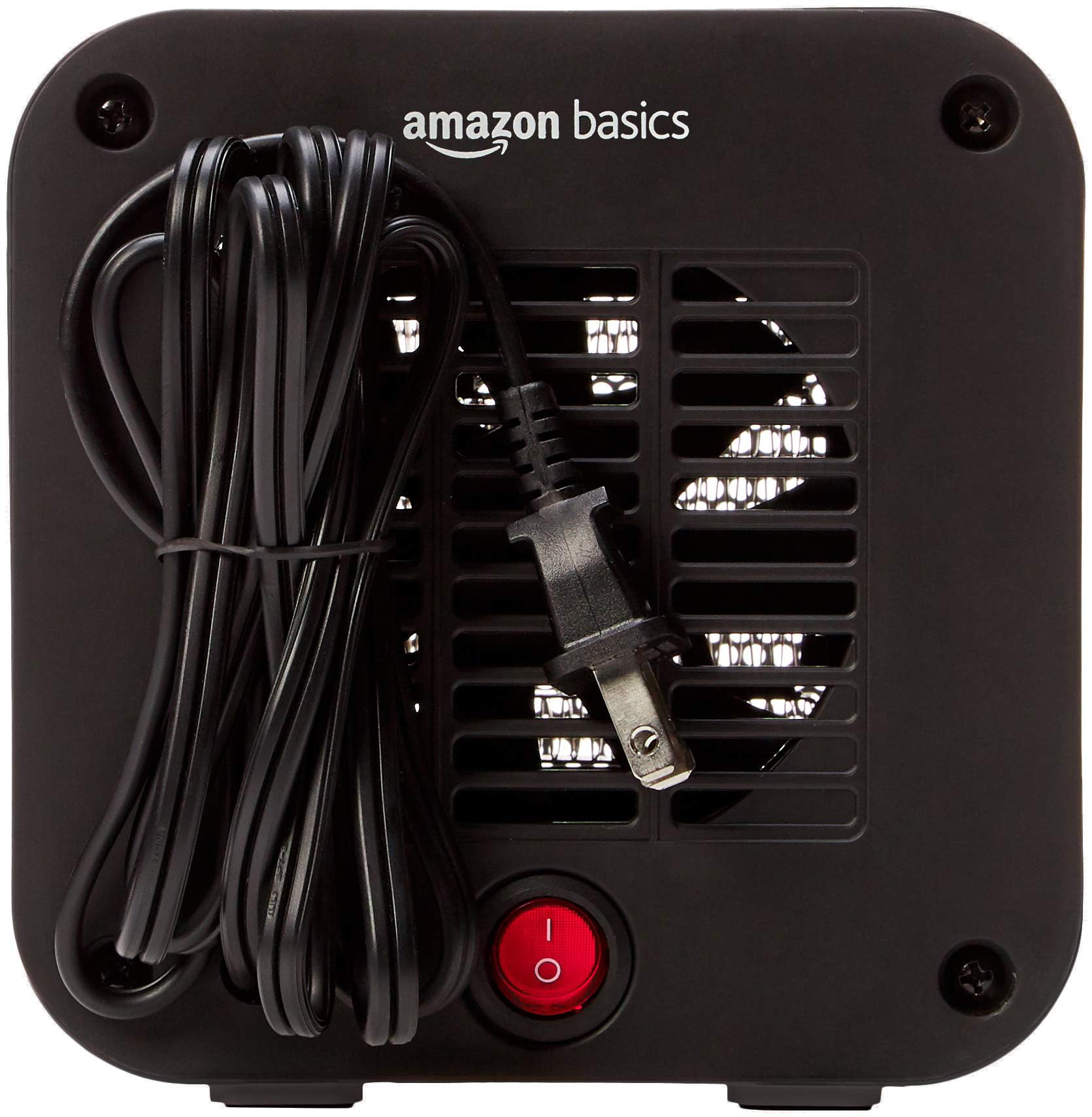 Built-in tip-over safety feature on Amazon Basics heater