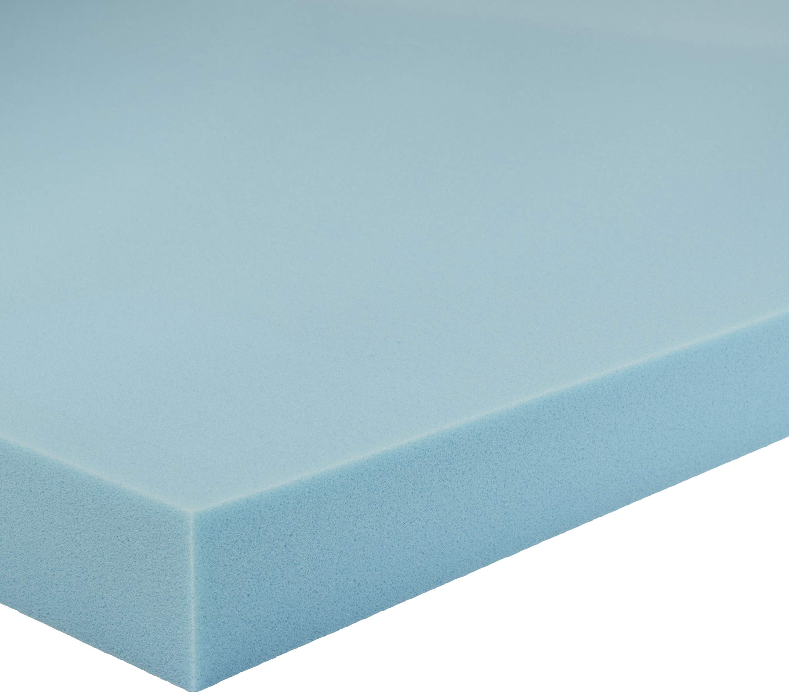 Amazon Basics CertiPUR-US certified foam label on the topper.