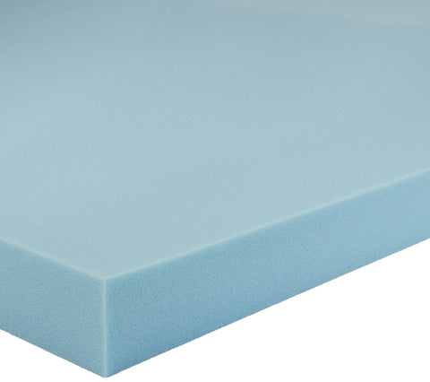 Amazon Basics CertiPUR-US certified foam label on the topper.