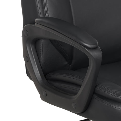 Amazon Basics Classic Puresoft padded chair base with wheels shows sturdy metal construction.