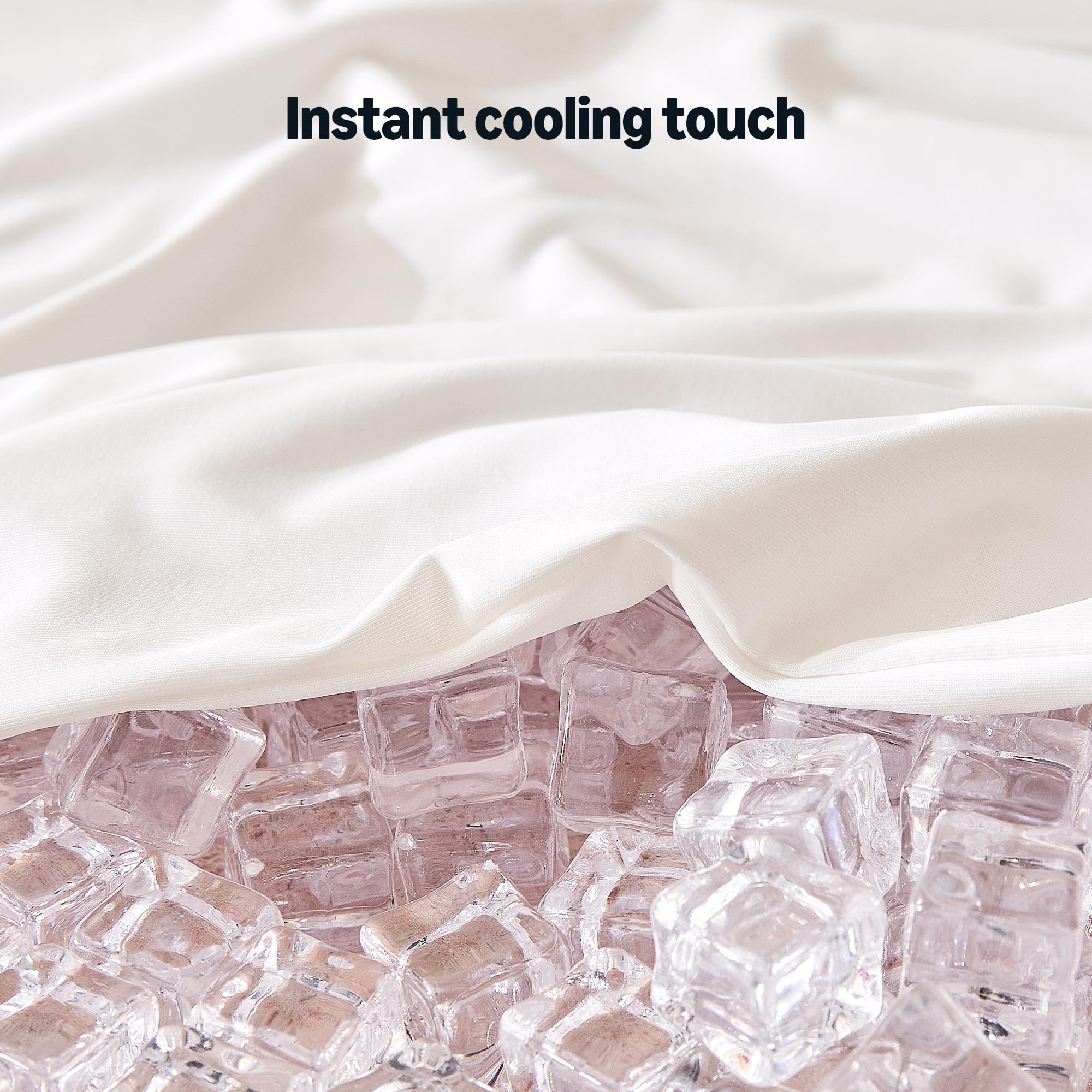 Amazon Basics pillowcases with envelope closure keep pillows secure.