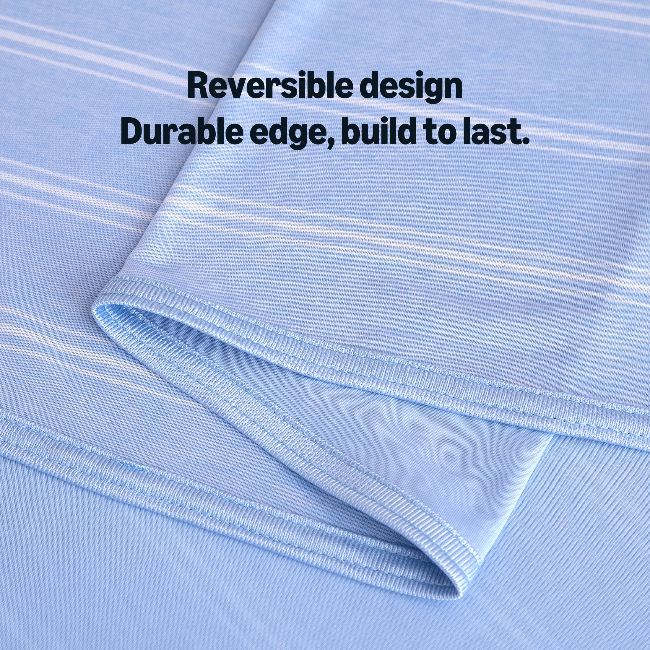 Blanket draped over couch for a cozy, lightweight lounge.
