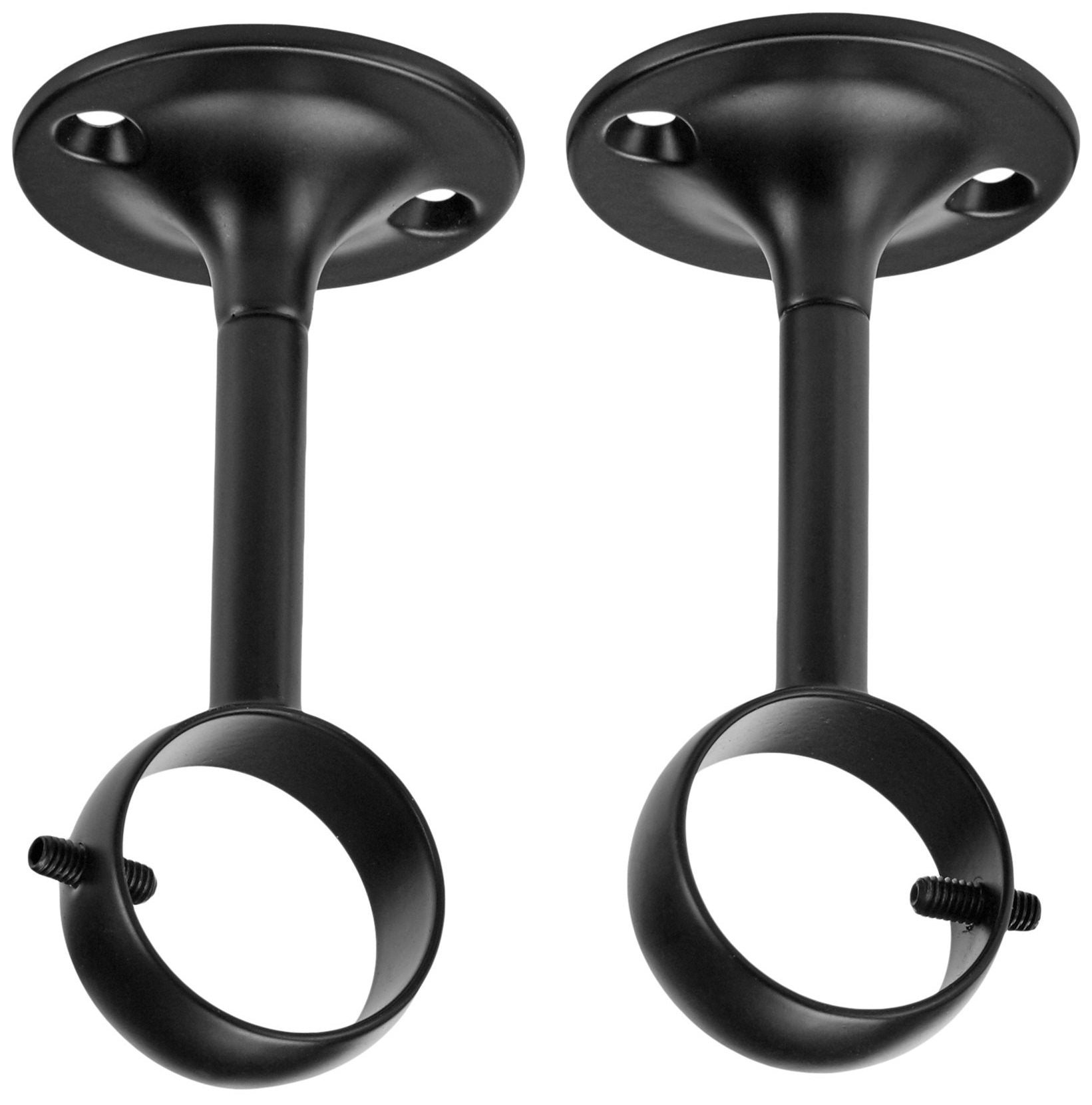 Amazon Basics curtain-rod ceiling-mount bracket 4-pack for secure ceiling mounting