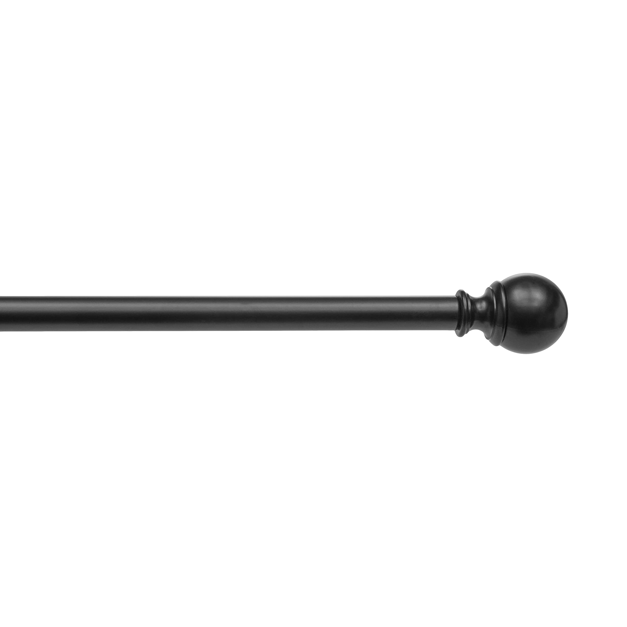 Amazon Basics rod supports heavy fabrics up to 22 pounds for drapery