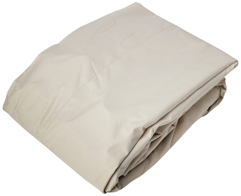 Amazon Basics blackout curtain with Velcro tabs for an adjustable fit on windows.