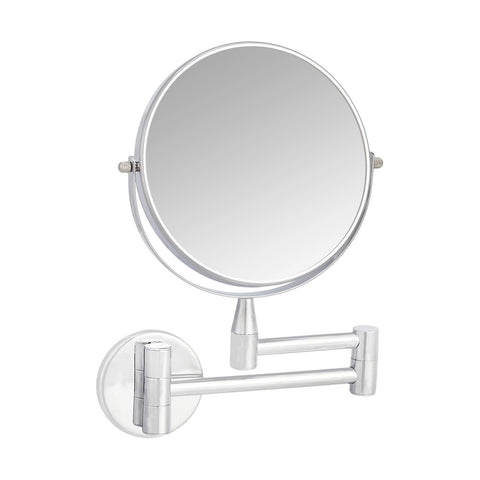 Amazon Basics double sided vanity mirror with 1x and 5x magnification for makeup and skincare