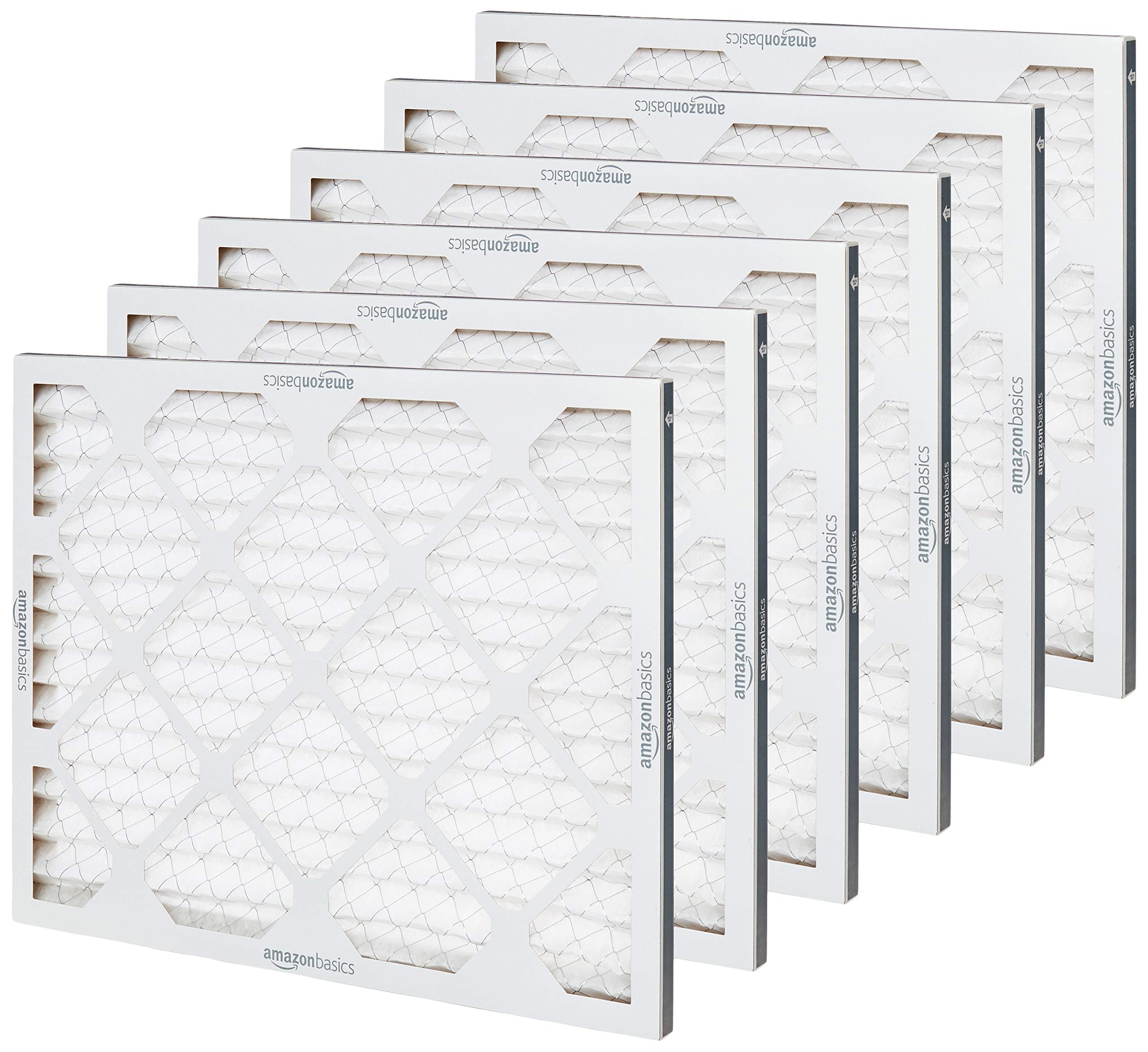 Amazon Basics electrostatic filter material attracts tiny particles, supporting cleaner air.