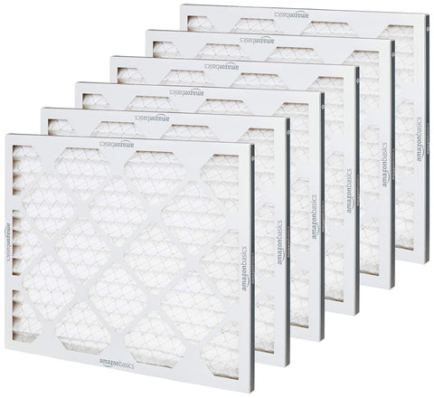 Amazon Basics electrostatic filter material attracts tiny particles, supporting cleaner air.