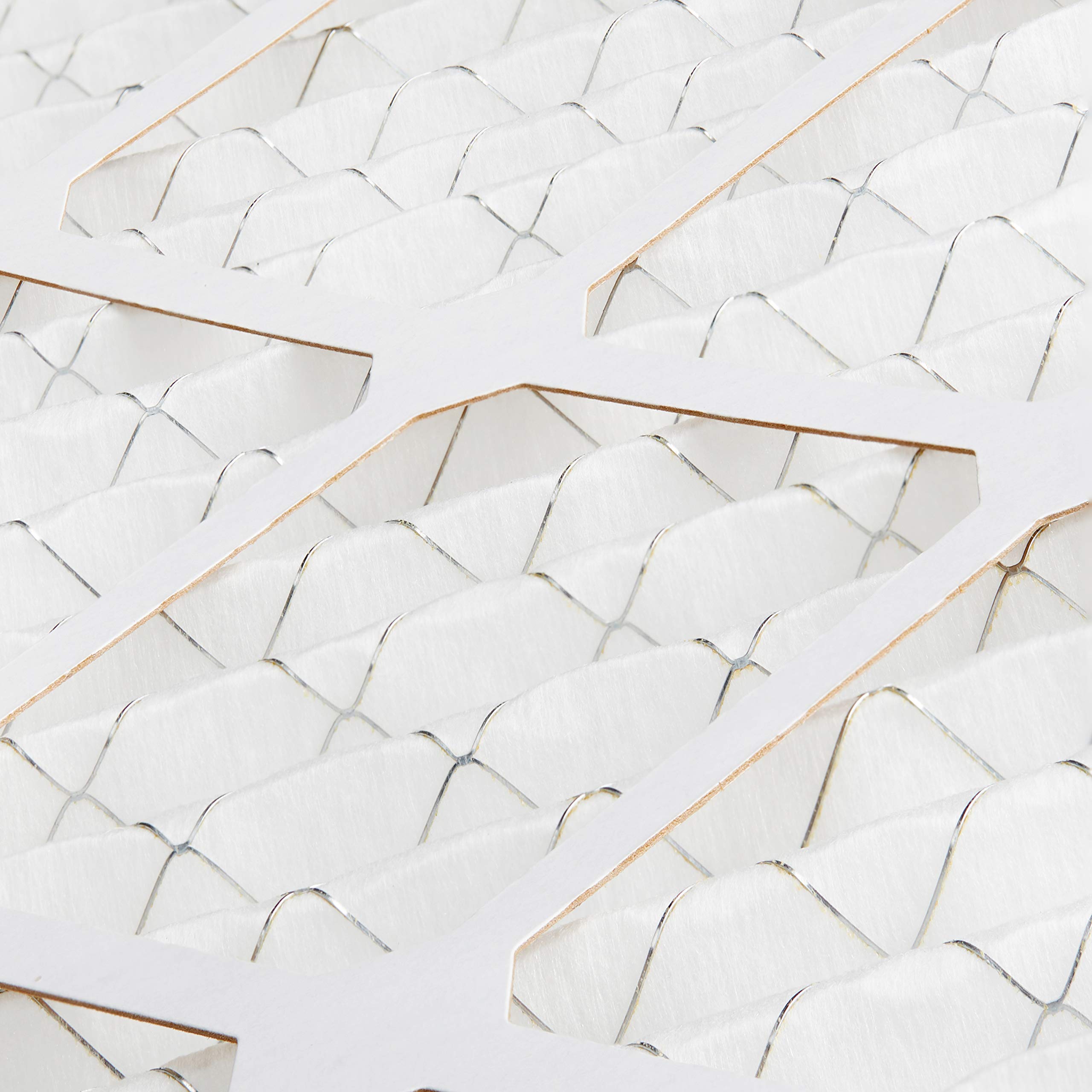 Amazon Basics electrostatic filter attracts small particles for efficient filtering
