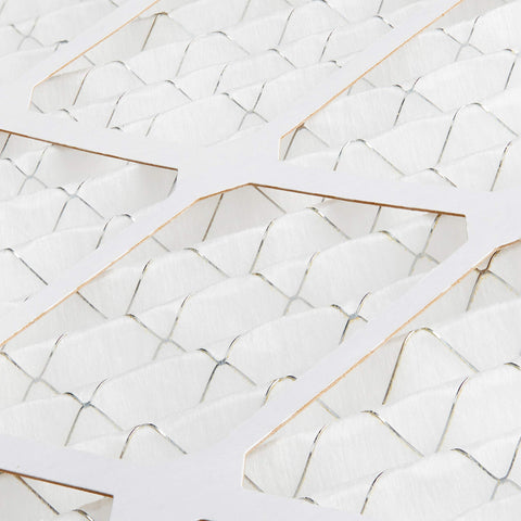Amazon Basics electrostatic filter attracts small particles for efficient filtering