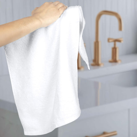 Amazon Basics face-friendly towel suitable for gentle daily use.