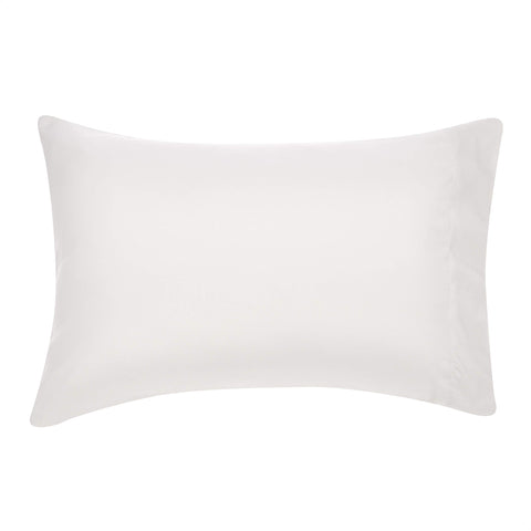 Oversized flat sheet 66x96 inches from Amazon Basics twin bedding for generous drape.