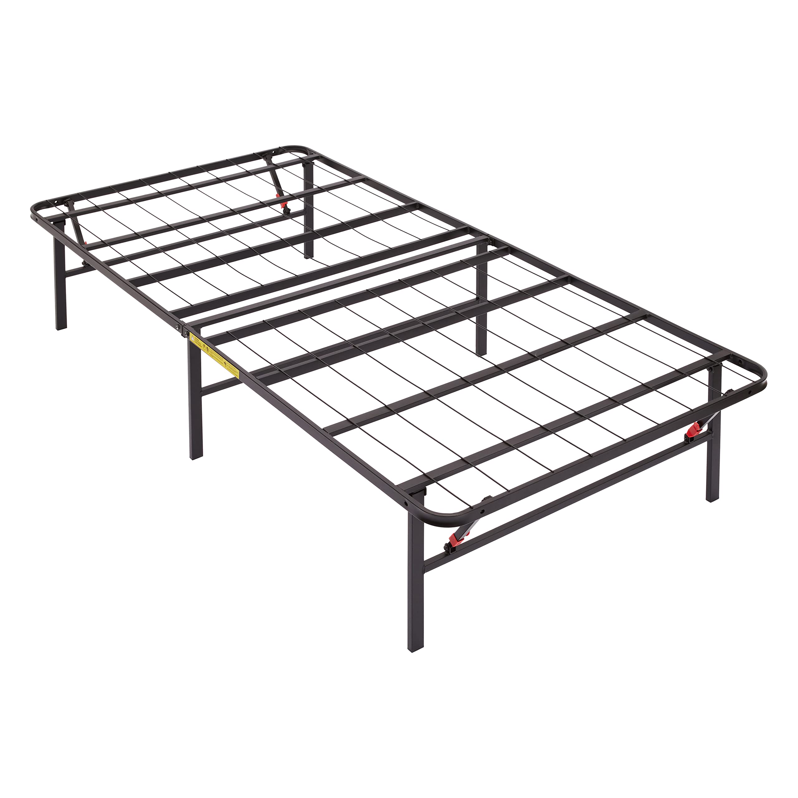 Amazon Basics foldable bed frame, assembled, solid support for mattresses