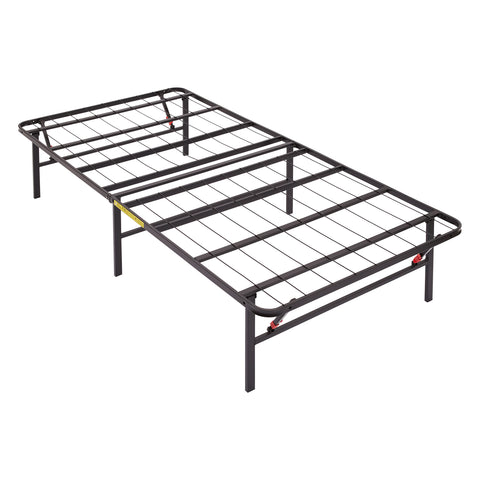 Amazon Basics foldable bed frame, assembled, solid support for mattresses