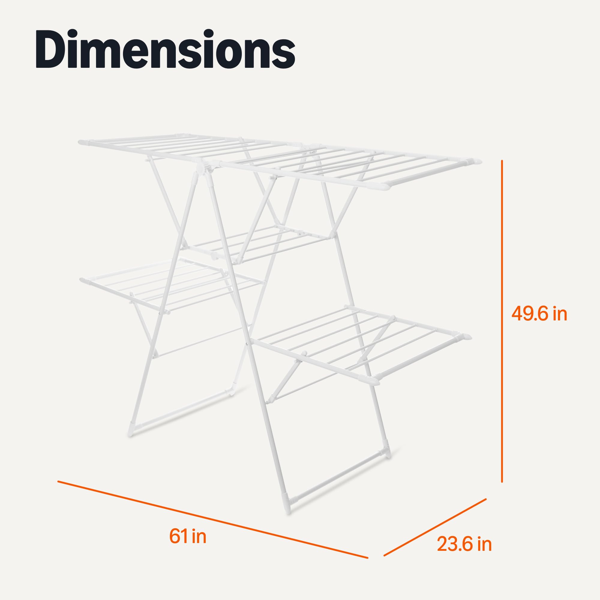 Amazon Basics foldable design promotes compact storage when not in use.