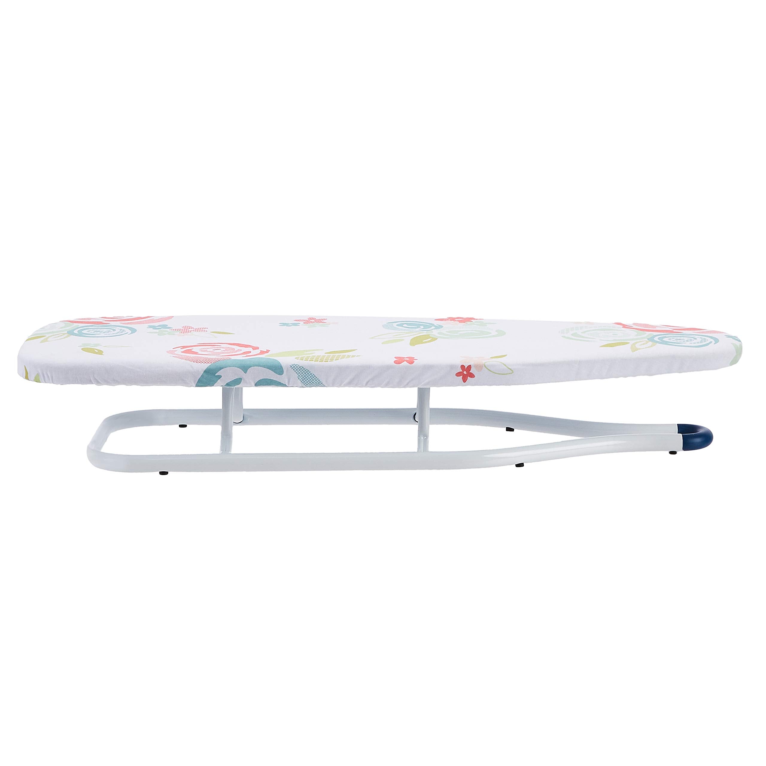 Amazon Basics foldable ironing board folded form saves compact storage