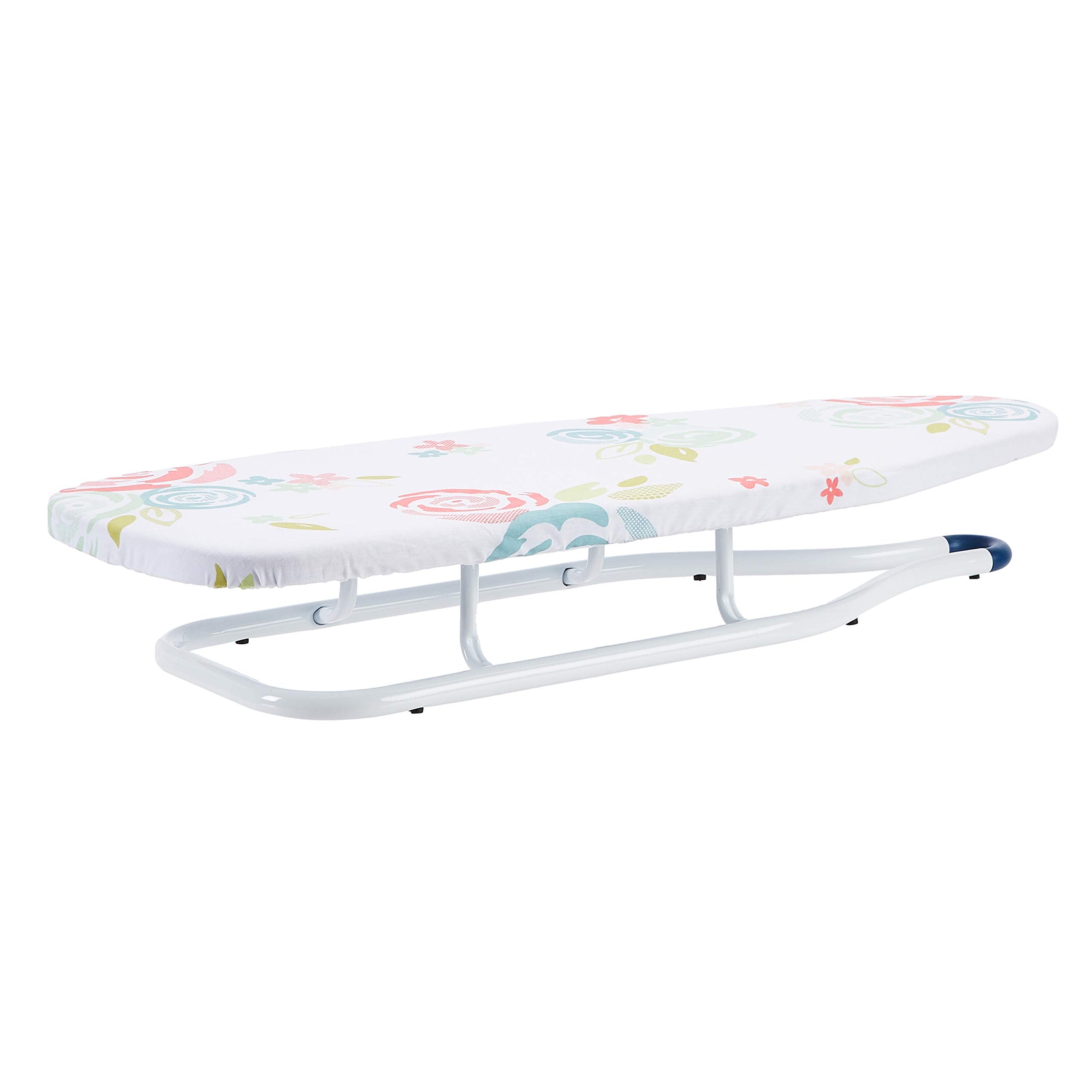 Amazon Basics foldable ironing board surface for smooth, efficient tabletop ironing