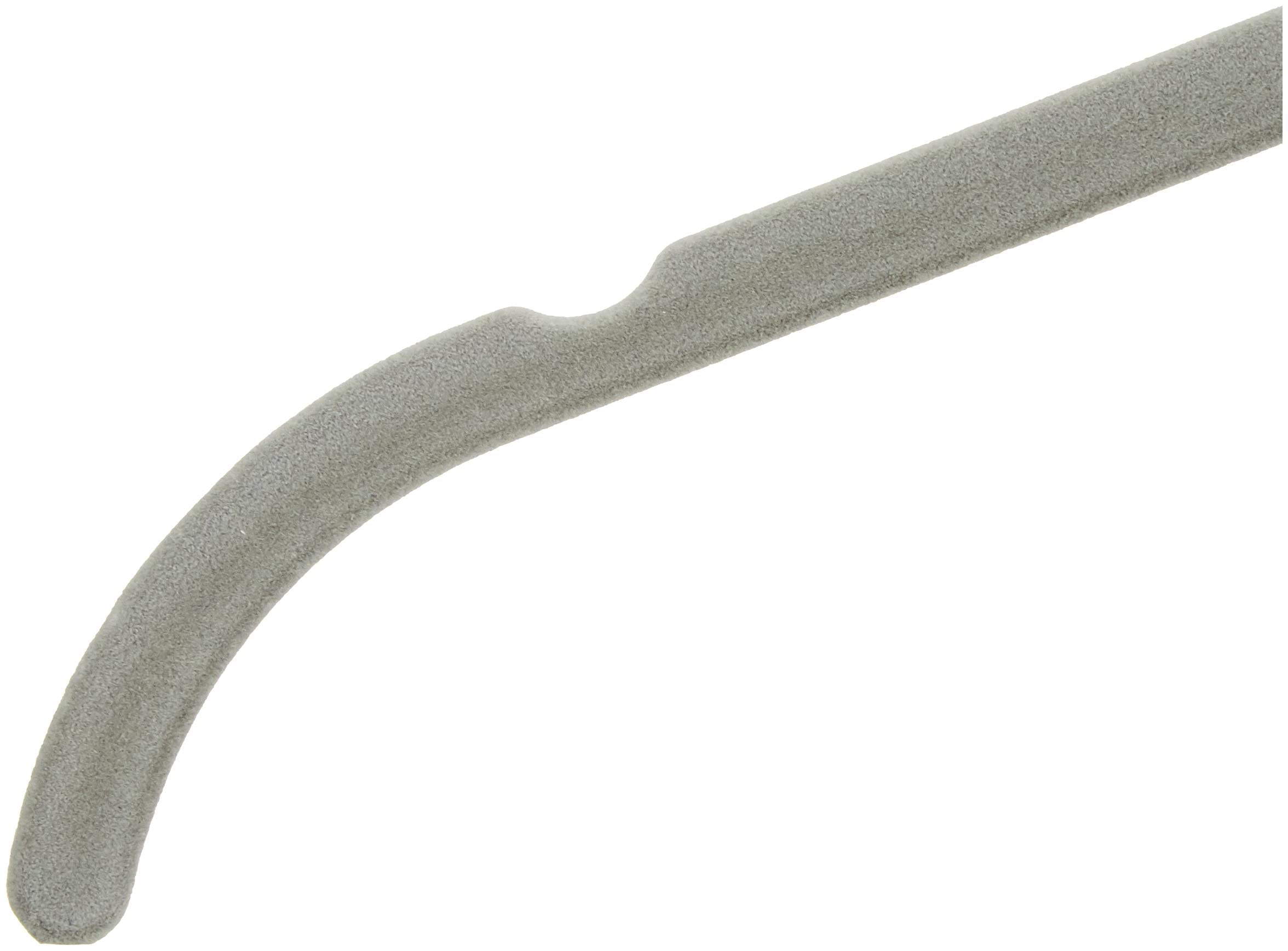 Gray-silver finish of Amazon Basics hangers fits a modern closet aesthetic.