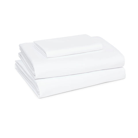 Amazon Basics pillowcase in green floral finish protects pillows and cleans easily