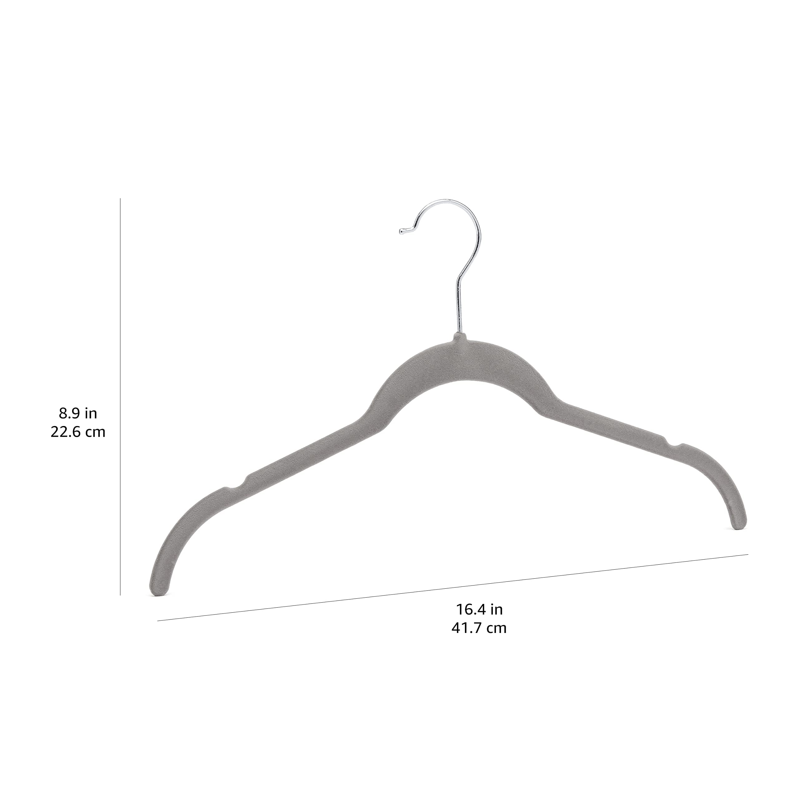 Hanger made with 84% GRS recycled PET content for eco-friendly material use.