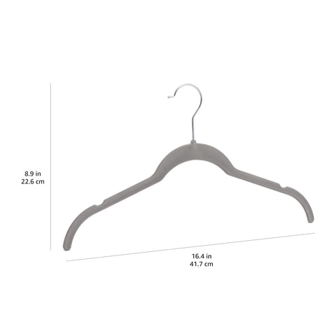 Hanger made with 84% GRS recycled PET content for eco-friendly material use.