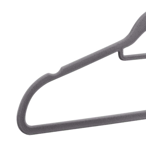 Green badge indicating Global Recycled Standard content in Amazon Basics hangers