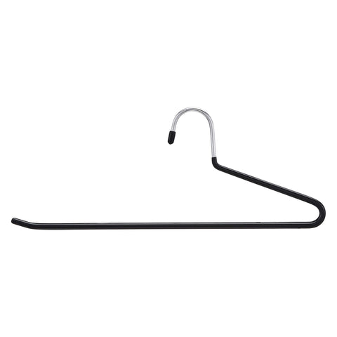 Amazon Basics hanger with smooth rounded edges to prevent creasing.