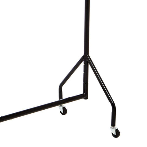 Amazon Basics garment rack in use at home or shop for flexible display