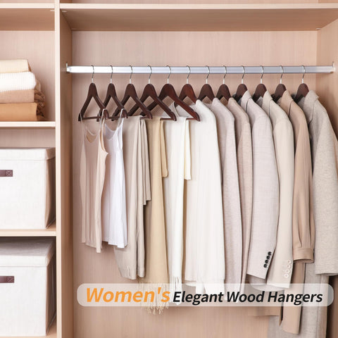 Ideal for suspending suits, coats, and jackets to maintain shape