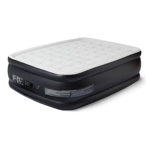 Amazon Basics inflatable air mattress queen built-in pump ready for guests