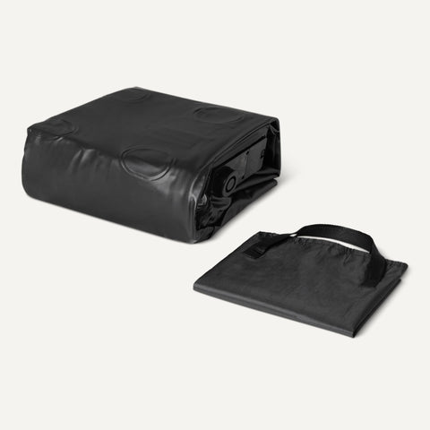 Amazon Basics air bed shows 22 inches for simple bed access