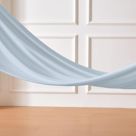 Amazon Basics blue pillowcases offer smooth feel and easy care
