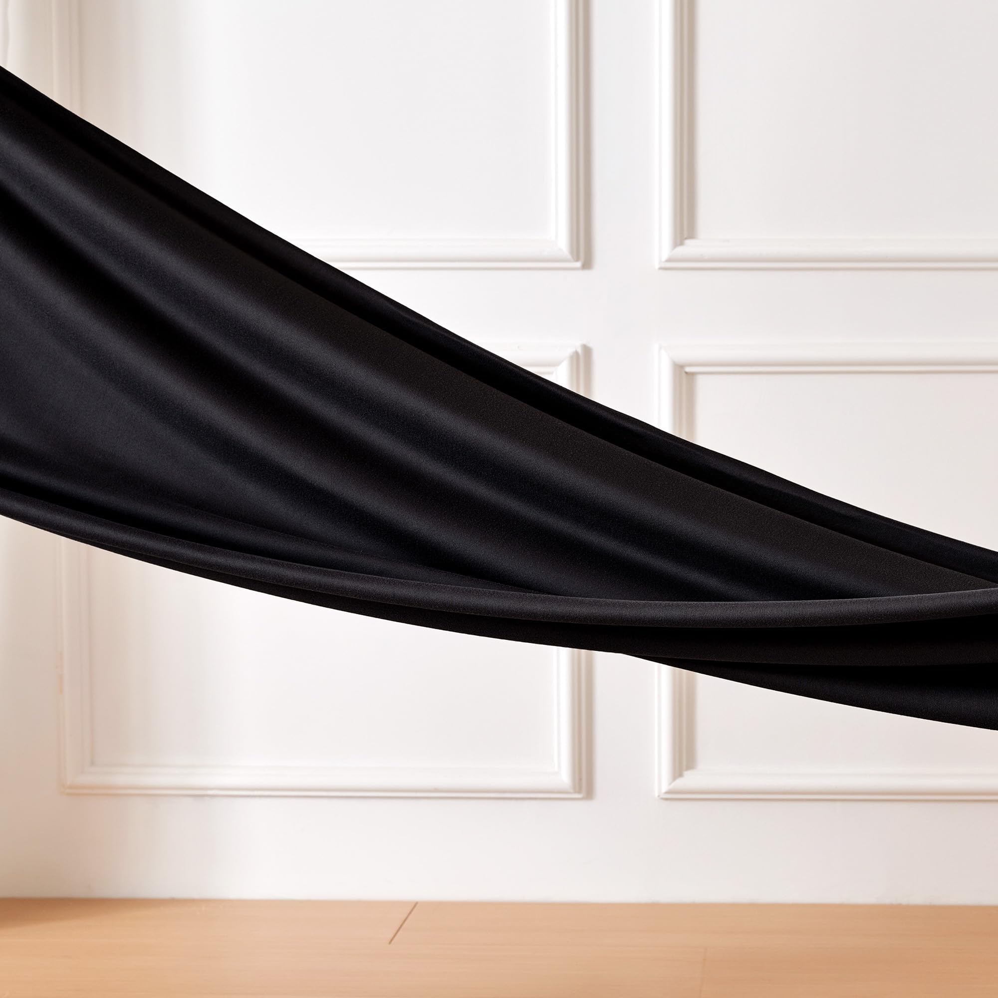 Amazon Basics jersey-knit queen pillowcases in black for neat, simple lounging