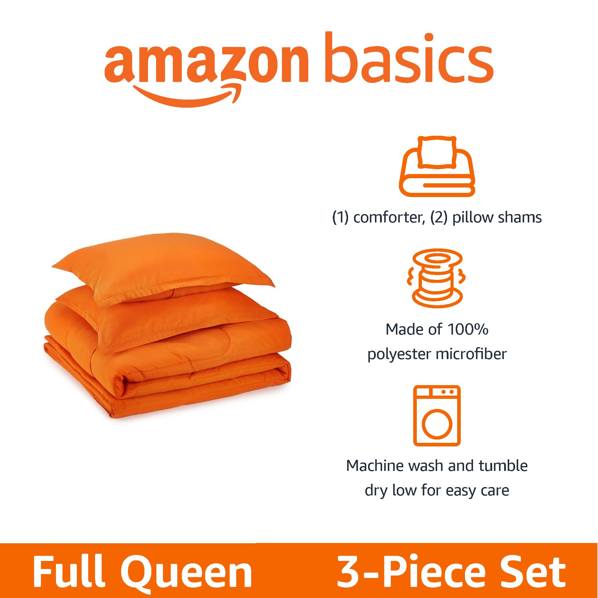 Amazon Basics kid room with comforter showing mix-and-match color options.