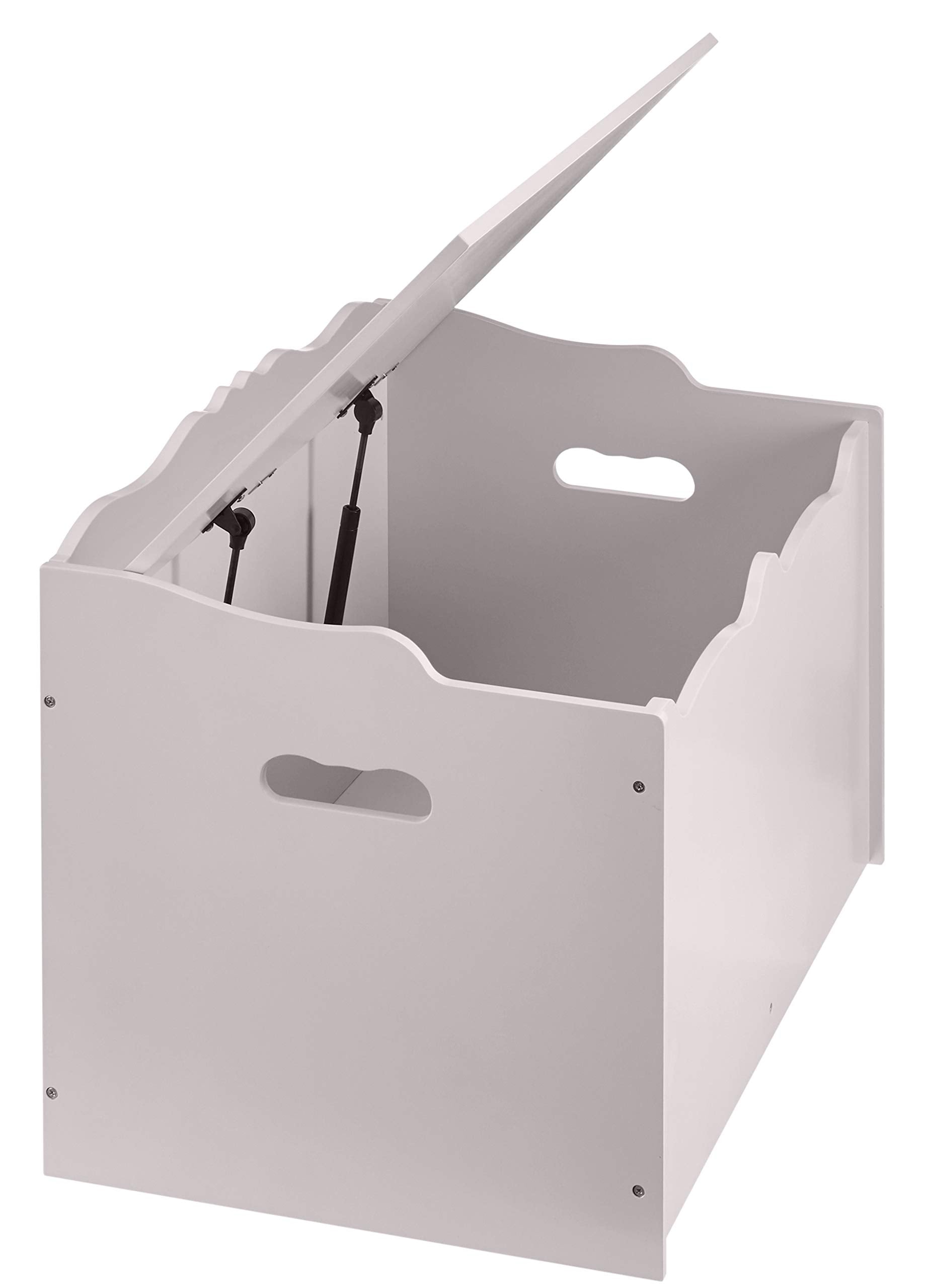 Amazon Basics chest interior spacious for toys, books, and games
