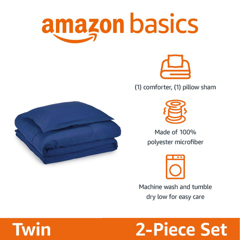 Close-up of Amazon Basics microfiber fabric showing soft texture for all-season use.