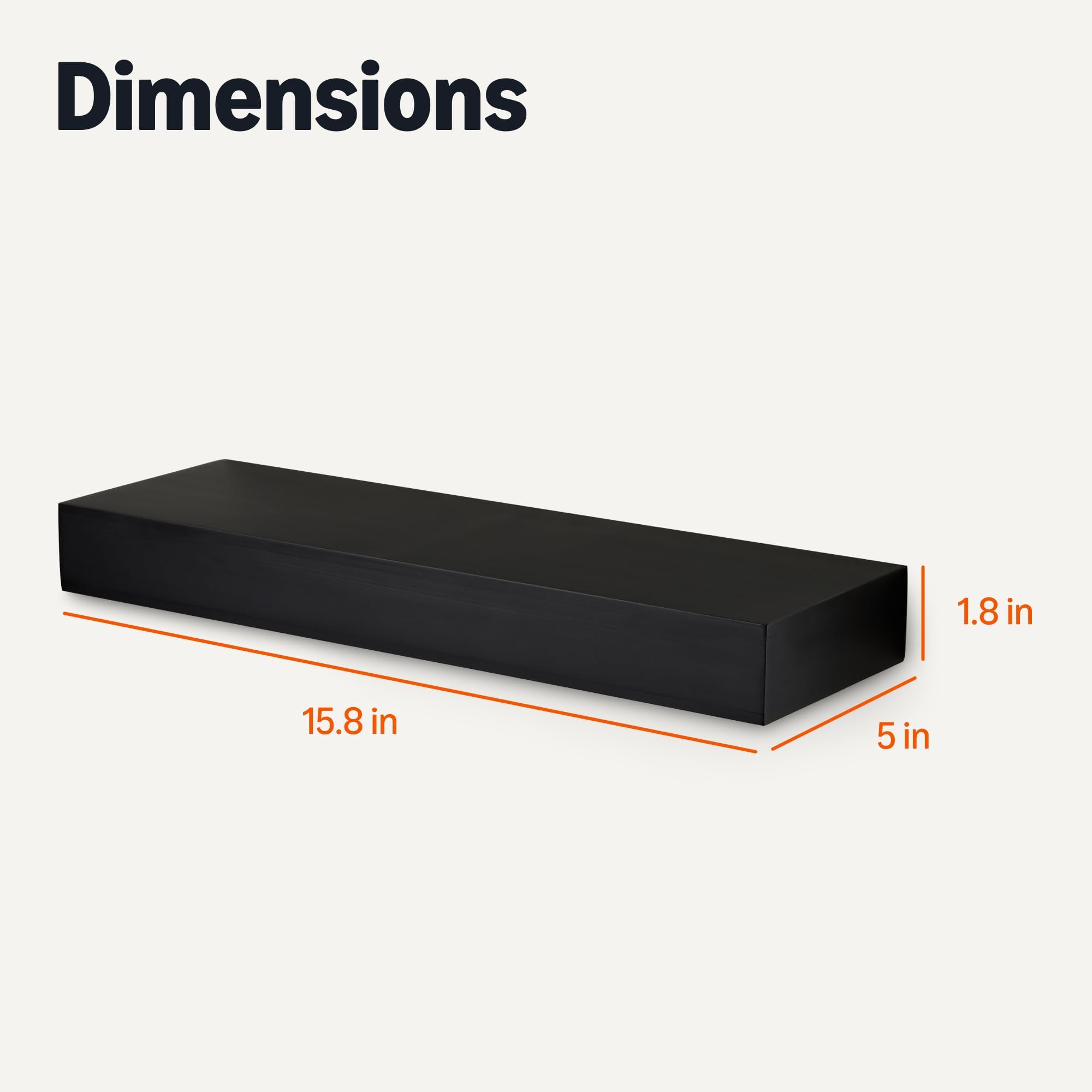 Amazon Basics mounting hardware included supports quick, easy installation.