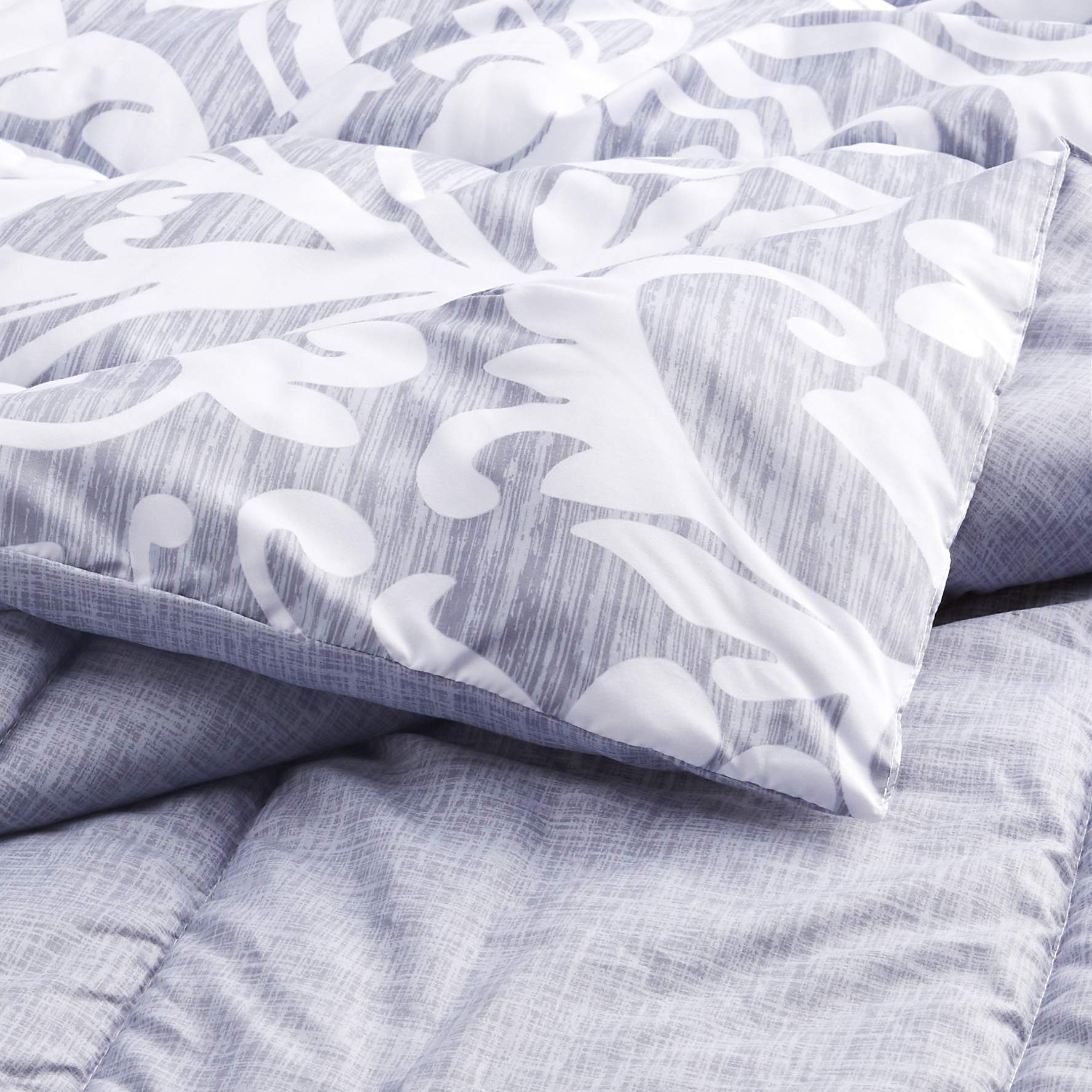 Amazon Basics OEKO-TEX certified king comforter for safe, tested textiles.