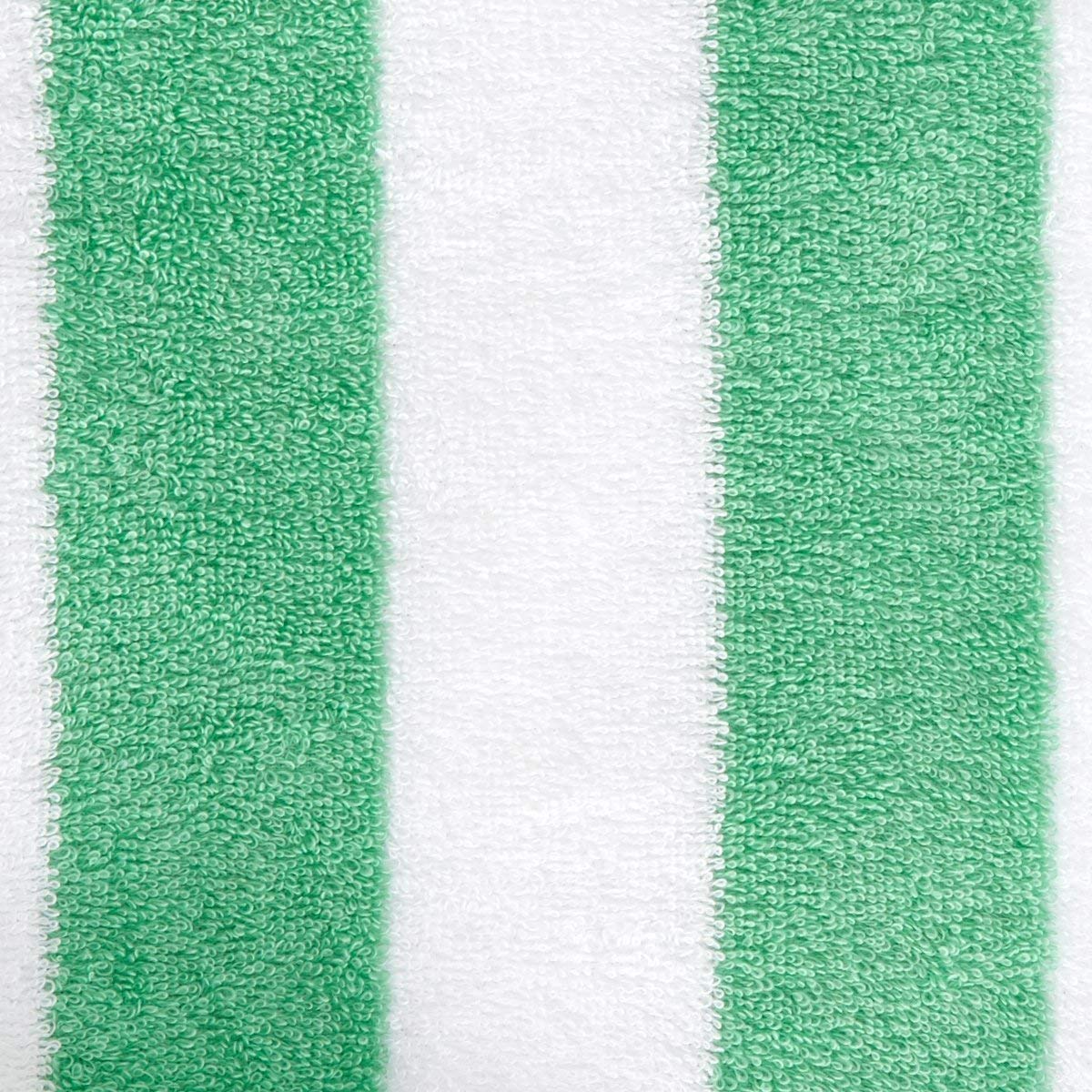 Two Amazon Basics towels set laid out for beach or pool use.